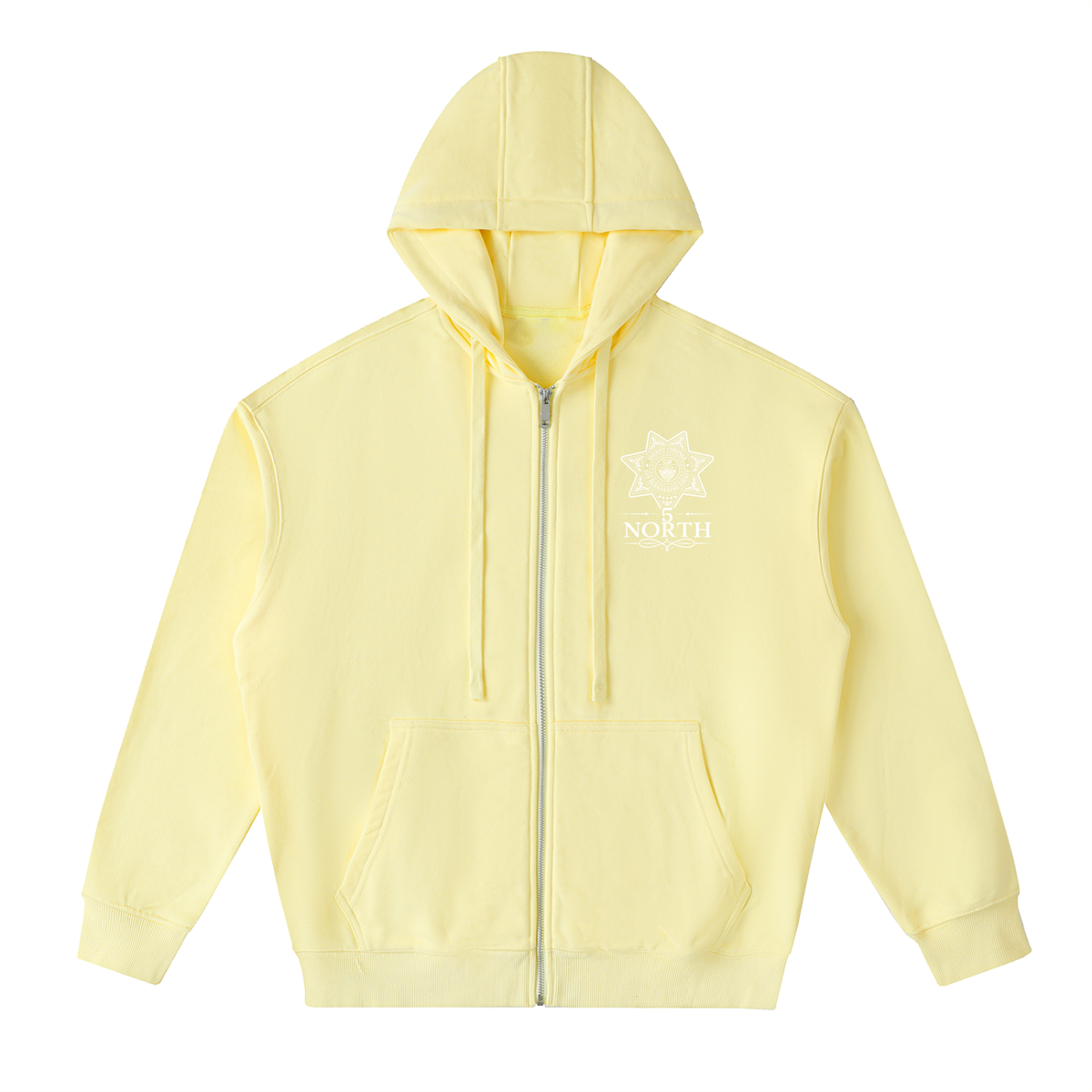 5 North- adult unisex Drop Zip Up Hoodie