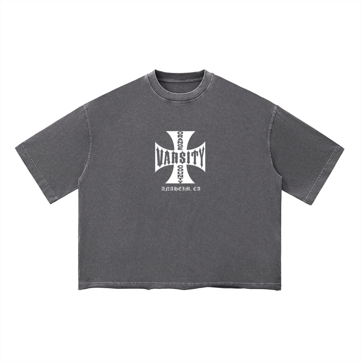 CHOPPERS OC VARSITY- adult unisex Vintage Wash Boxy T-Shirt