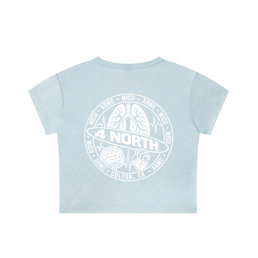 4 North- woman’s Snow Washed Crop Top