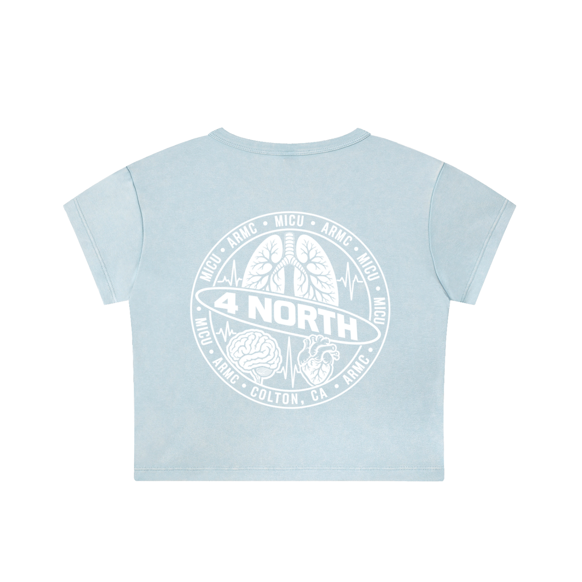 4 North- woman’s Snow Washed Crop Top