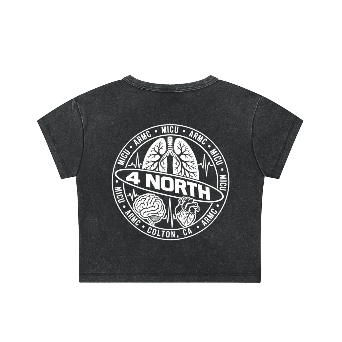 4 North- woman’s Snow Washed Crop Top