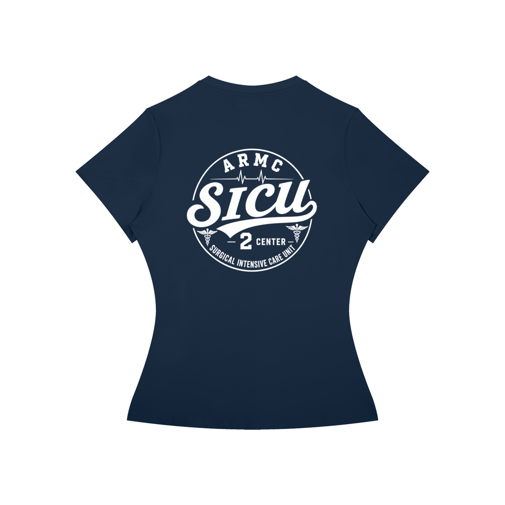 2 Center- Women’s Slim Fit Performance T-Shirt