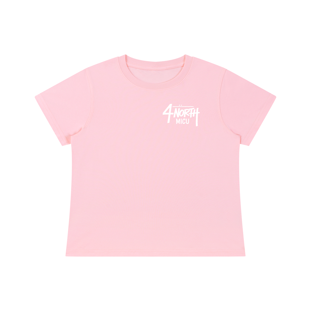 4 North White lettering- Women's Quick-Dry Baby T-Shirt