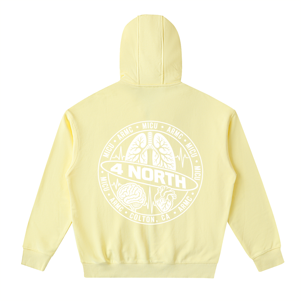 4 North- adult unisex Drop-Shoulder Zip Up Hoodie