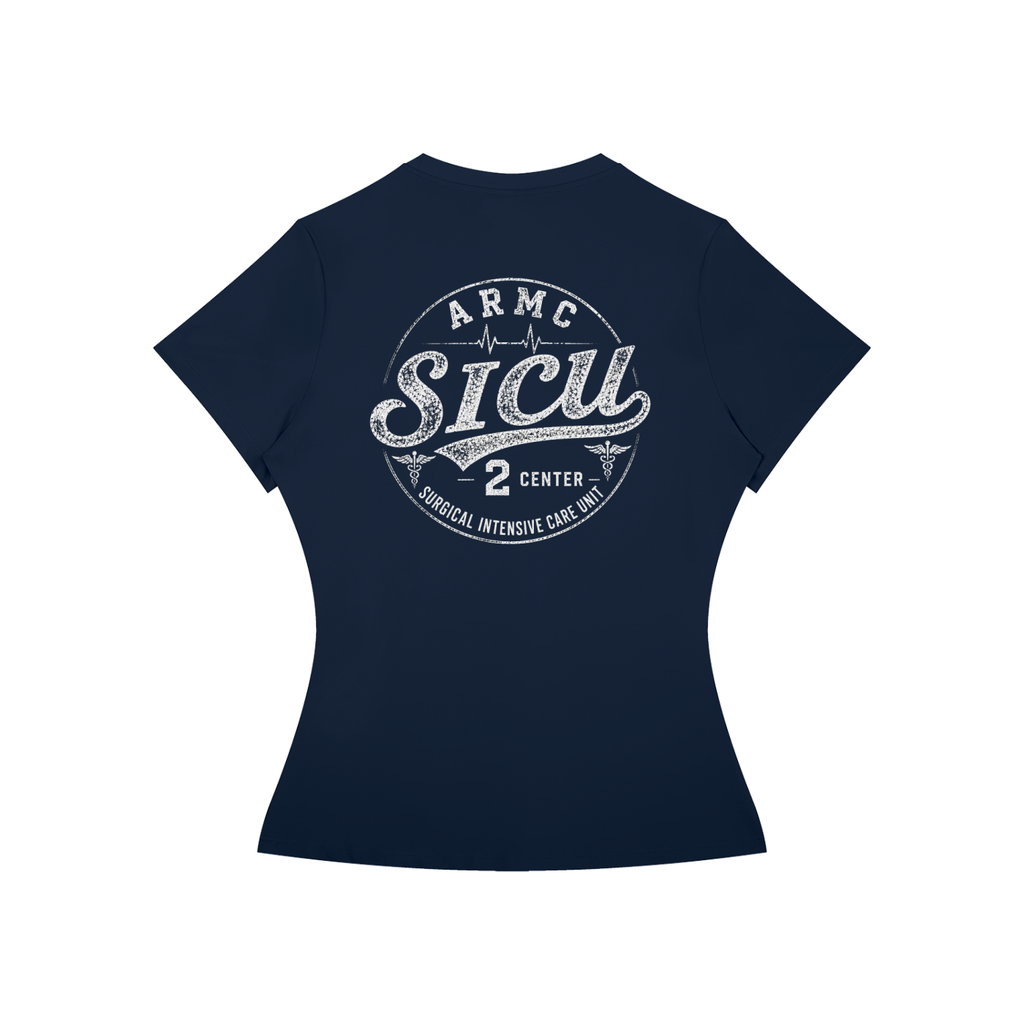 2 Center- Women’s Slim Fit Performance T-Shirt