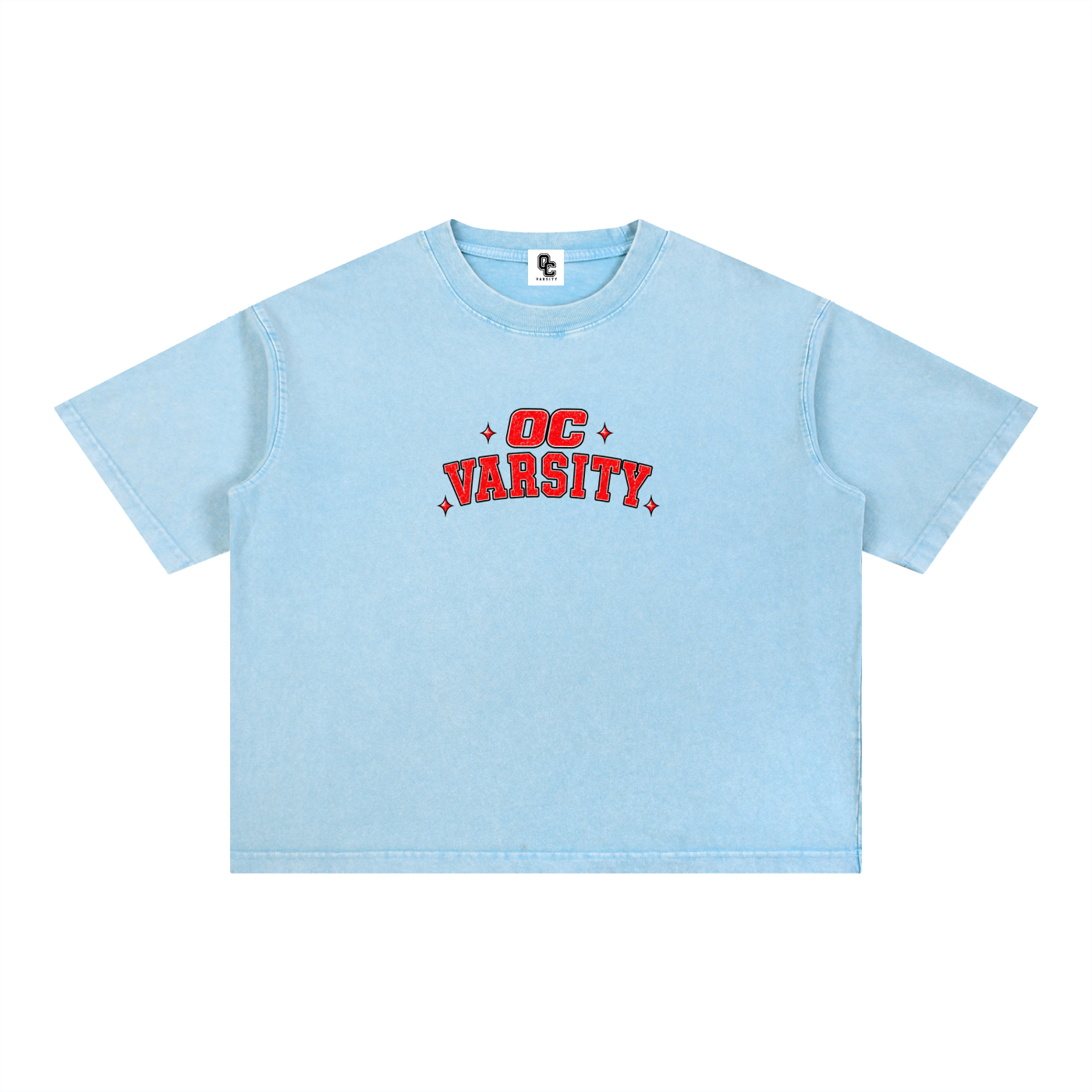 U need Jesus OC Varsity- adult unisex Mineral Wash Boxy Cotton T-Shirt