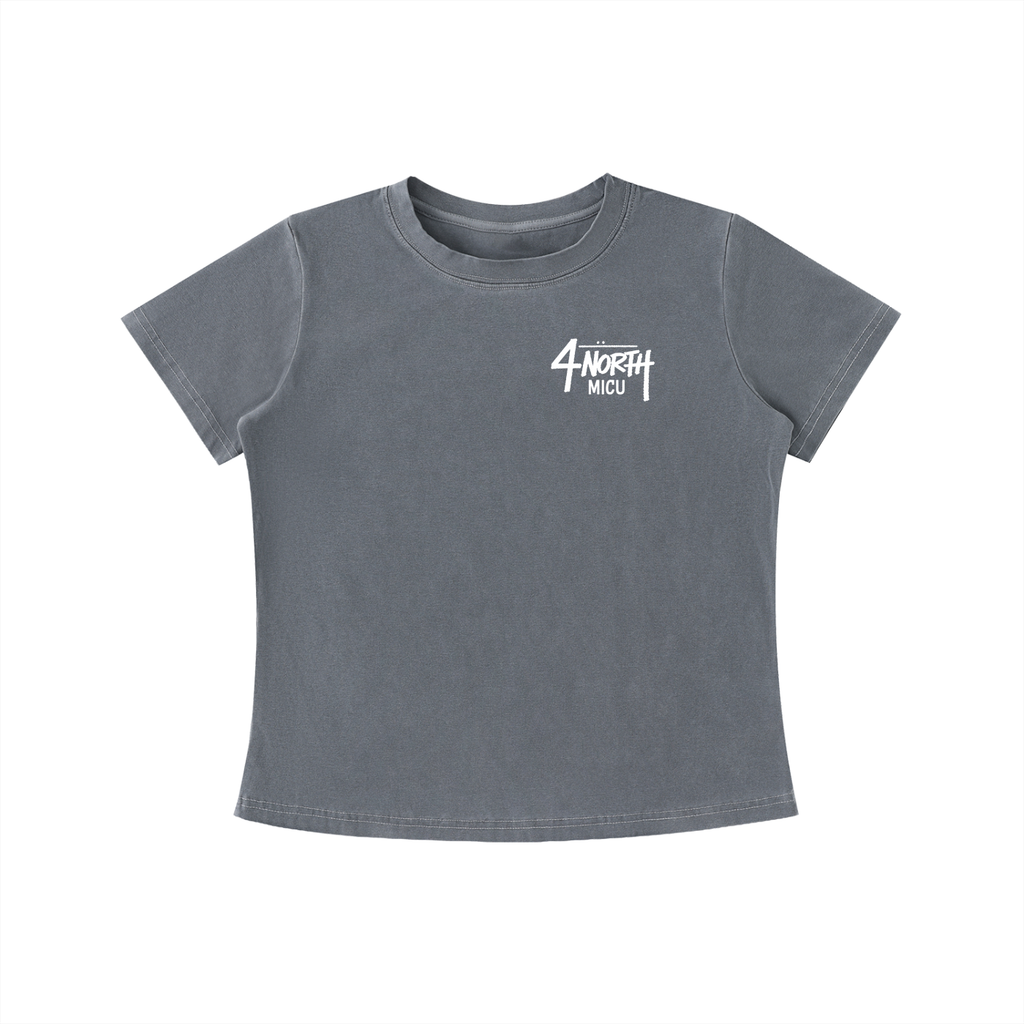 4 North- Vintage Wash Slim Fit T-shirt