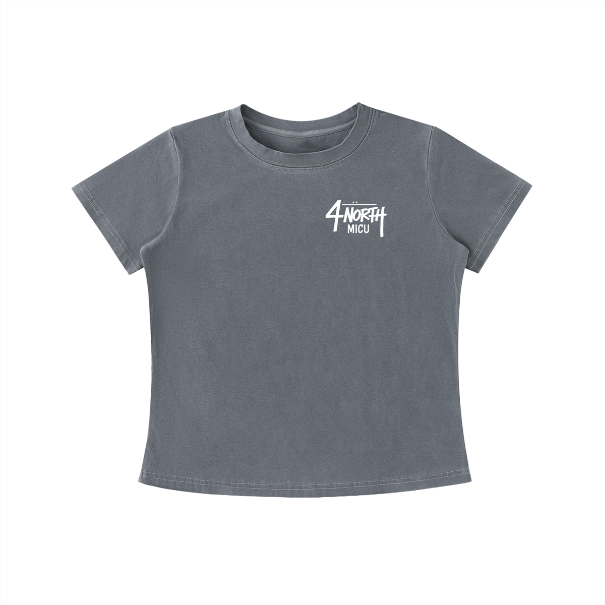 4 North- Vintage Wash Slim Fit T-shirt