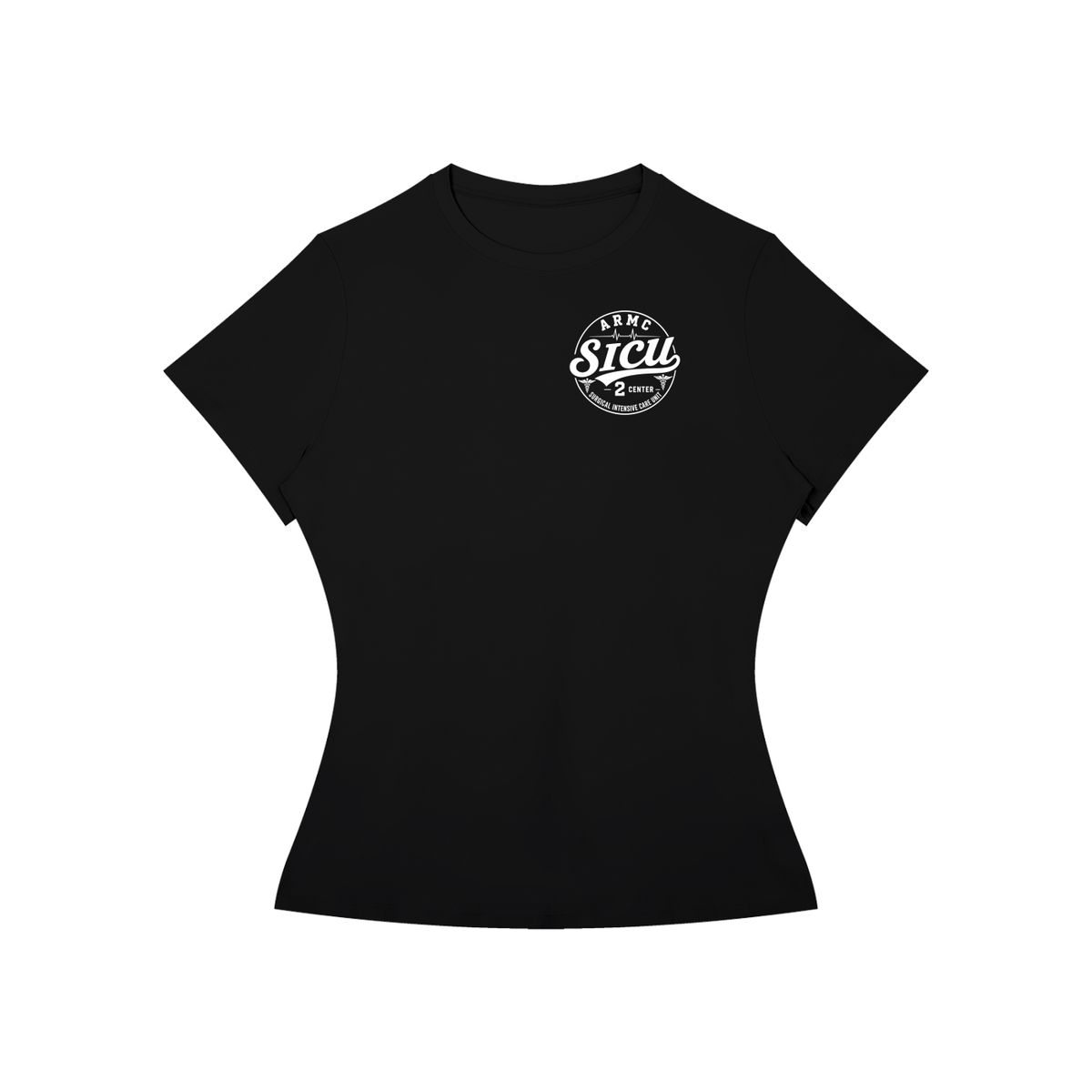 2 Center- Women’s Slim Fit Performance T-Shirt