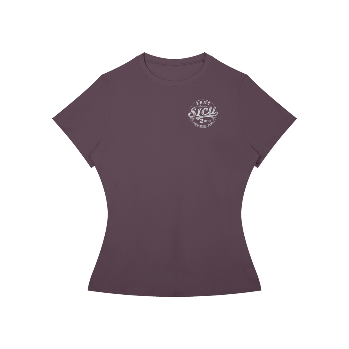 2 Center- Women’s Slim Fit Performance T-Shirt