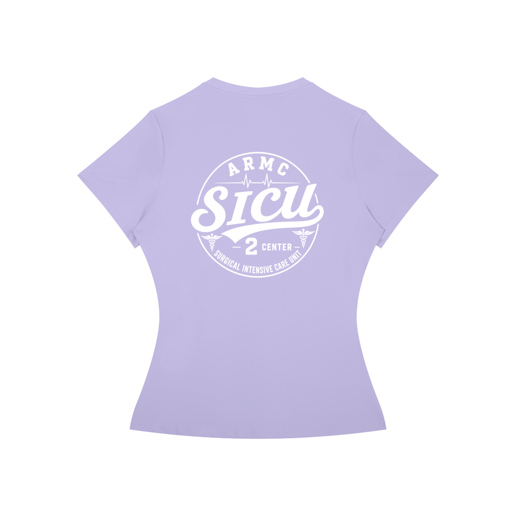 2 Center- Women’s Slim Fit Performance T-Shirt