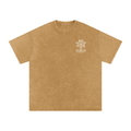5 North-adult unisex Snow Washed Oversized Cotton T-Shirt