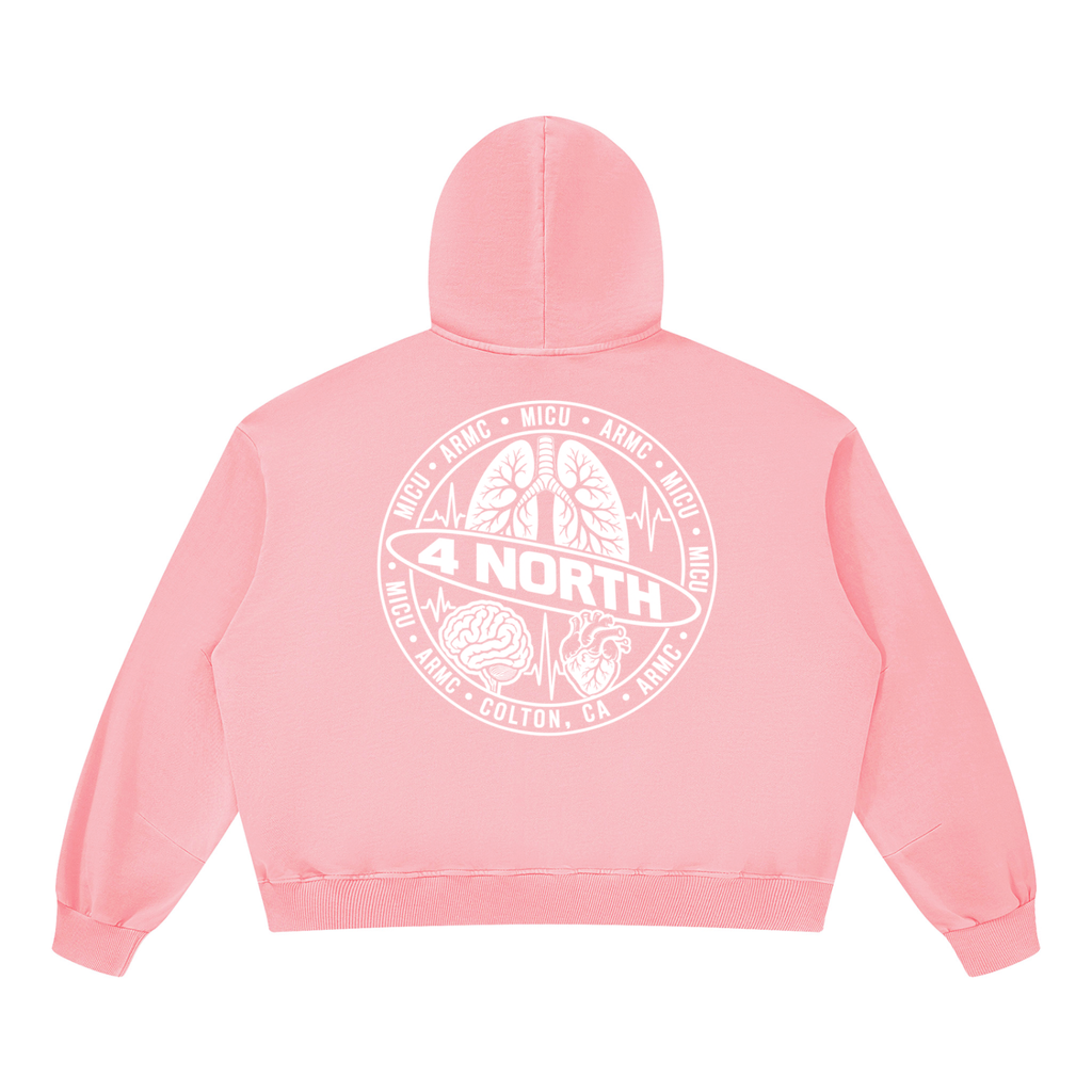 4 North- adult unisex Boxy Vintage Washed Hoodie