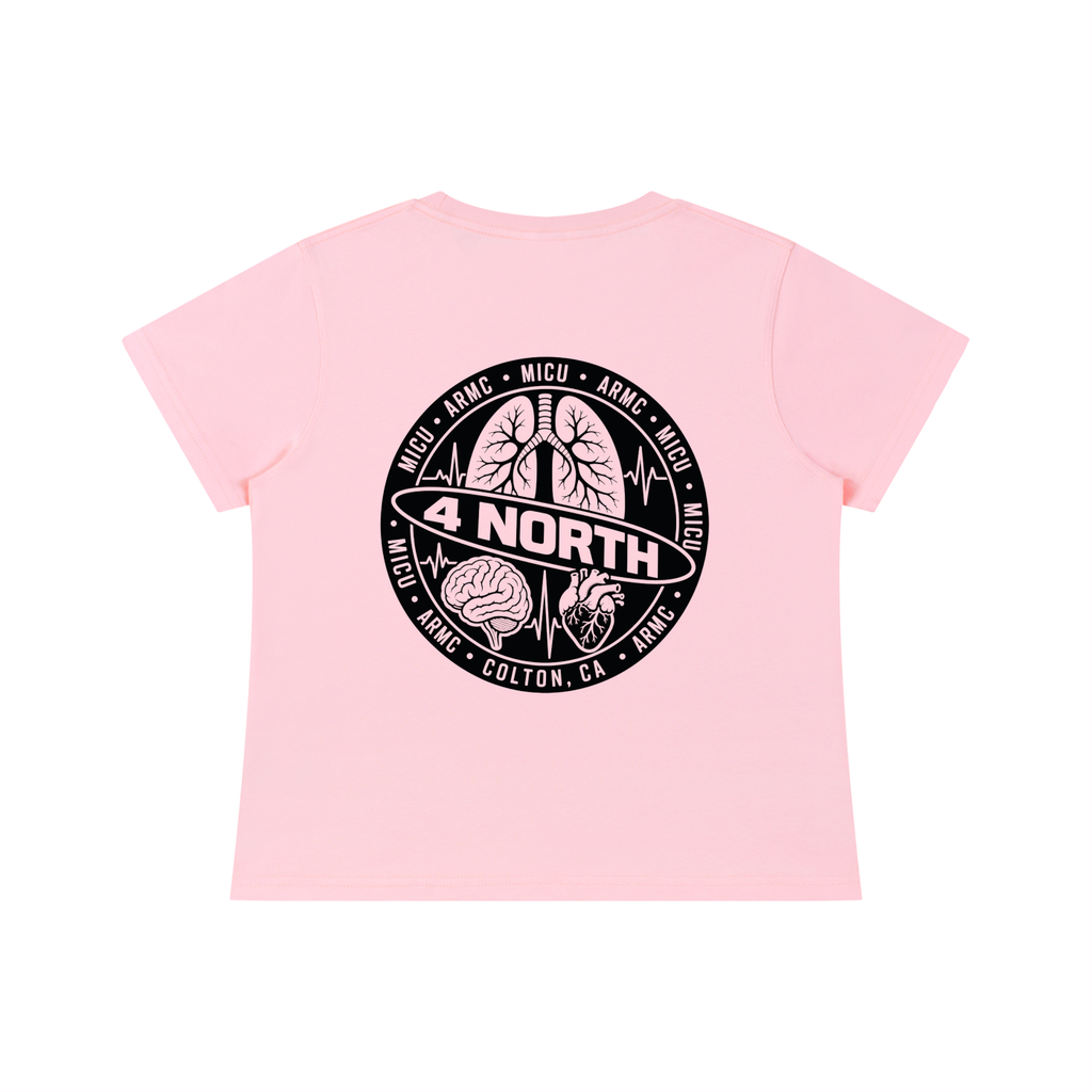 4 North black lettering- Women's Quick-Dry Baby T-Shirt