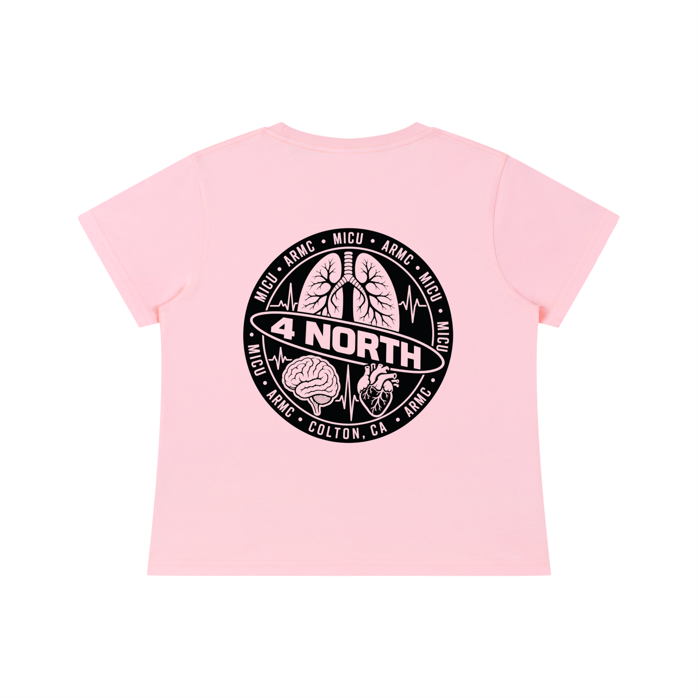 4 North black lettering- Women's Quick-Dry Baby T-Shirt