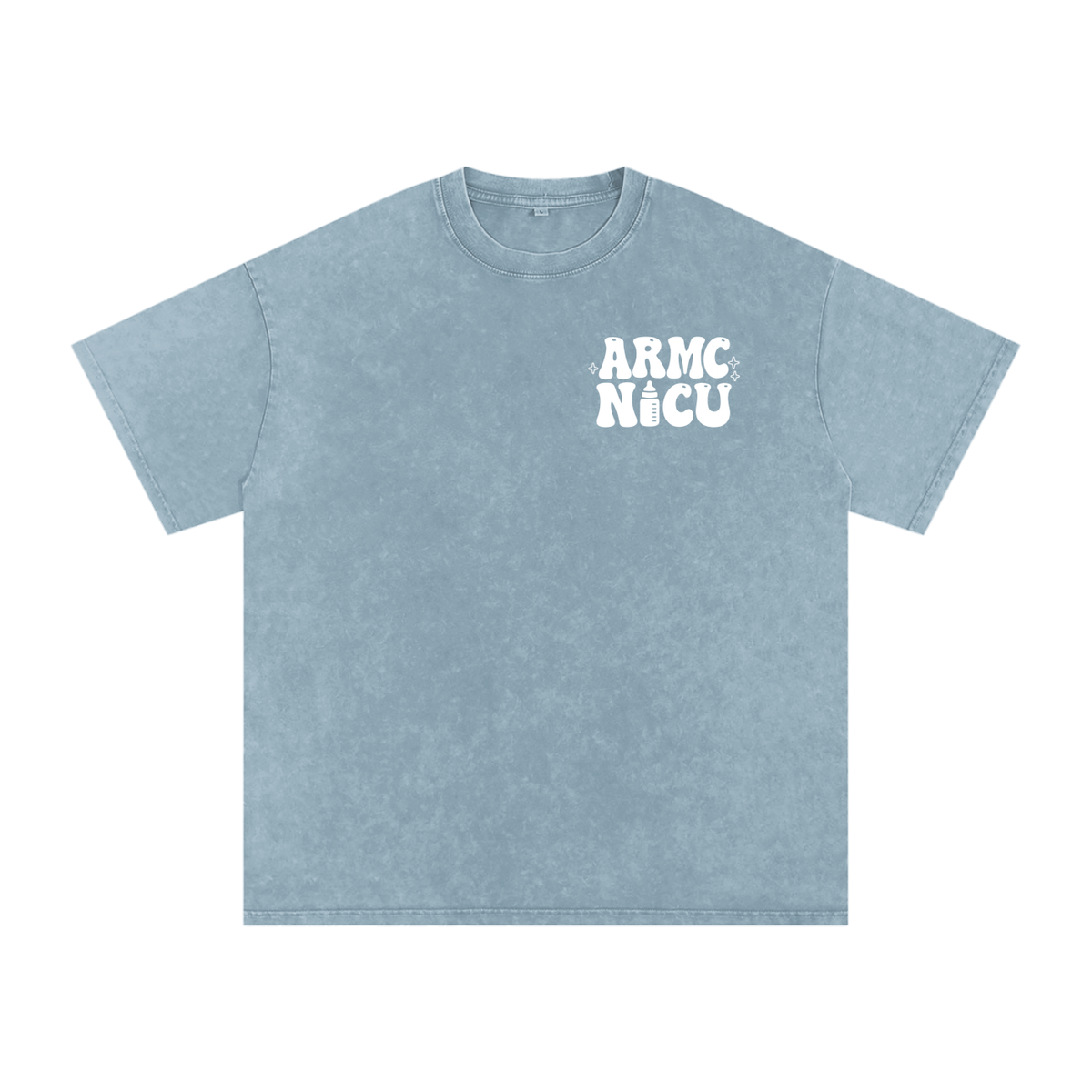 NICU- adult unisex Snow Washed Oversized Cotton T-Shirt