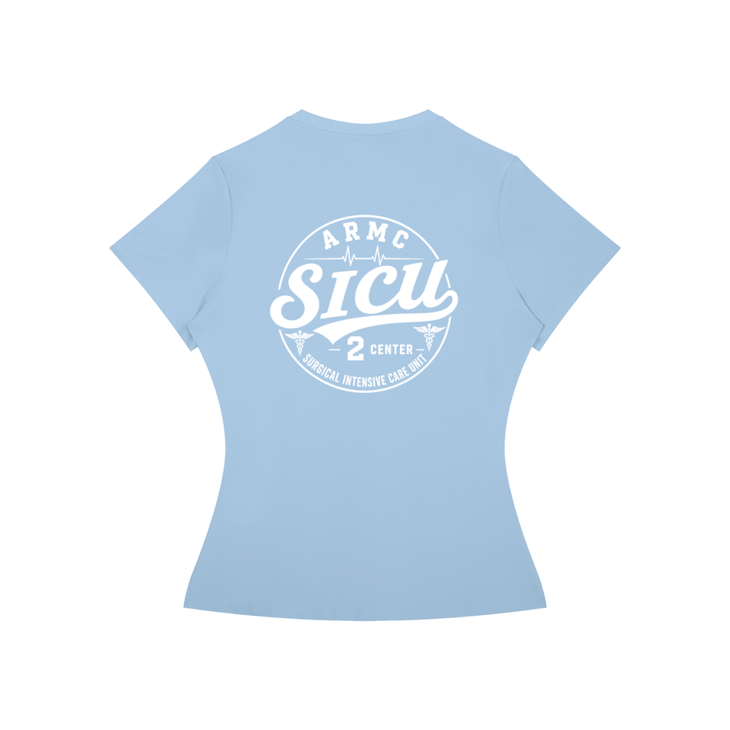 2 Center- Women’s Slim Fit Performance T-Shirt