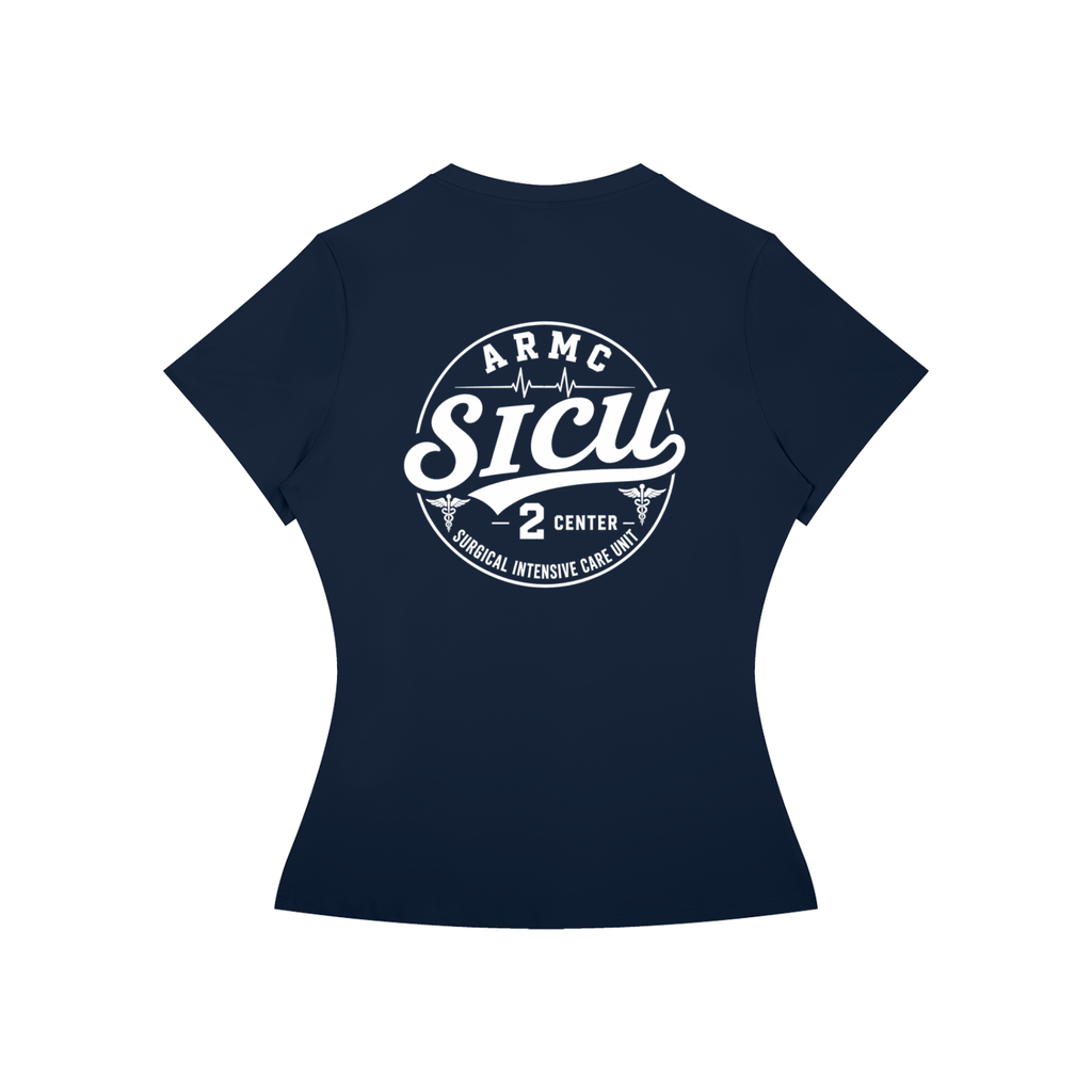 2 Center- Women’s Slim Fit Performance T-Shirt