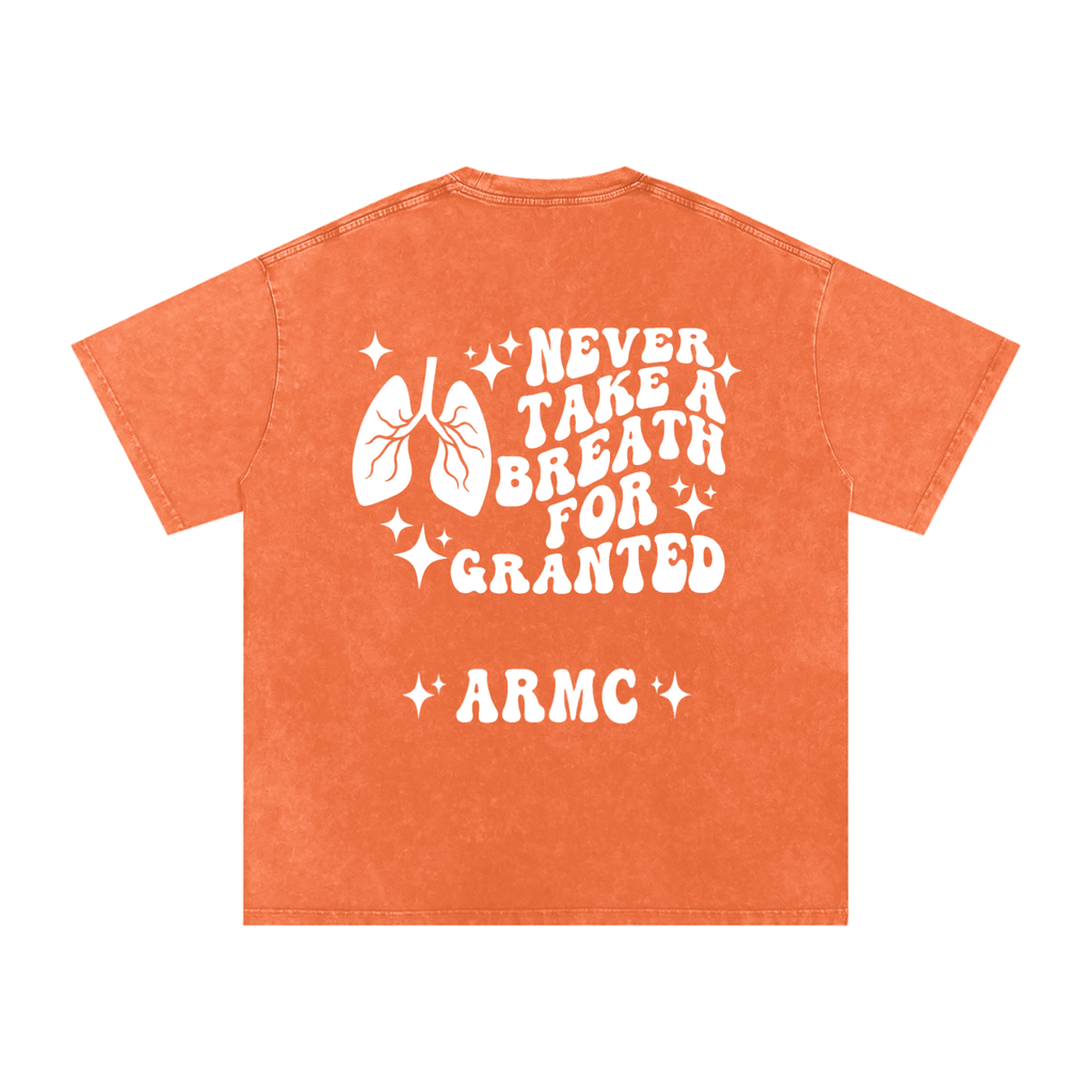 Respiratory Therapy- adult unisex Snow Washed Oversized Cotton T-Shirt