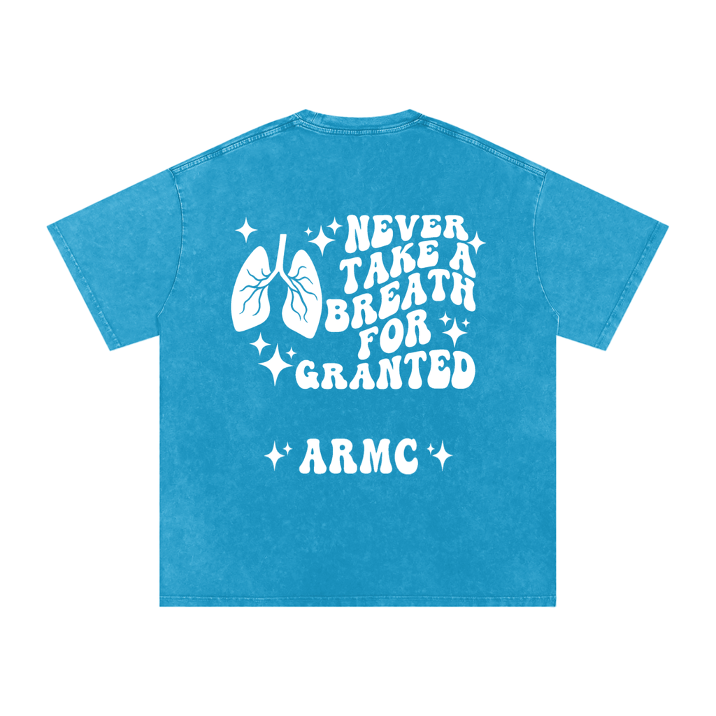 Respiratory Therapy- adult unisex Snow Washed Oversized Cotton T-Shirt