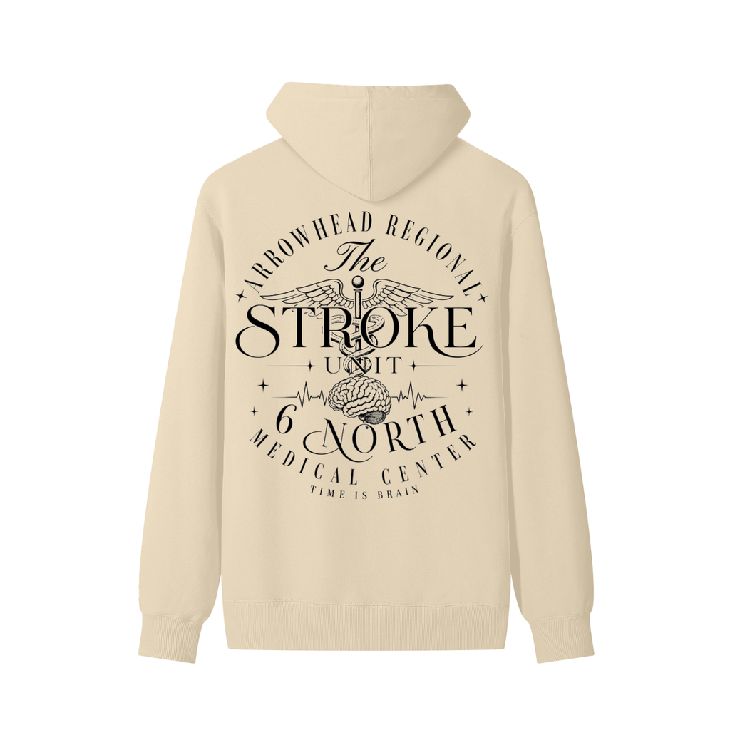 6 North Black Lettering - Classic Unisex Cotton Hoodie