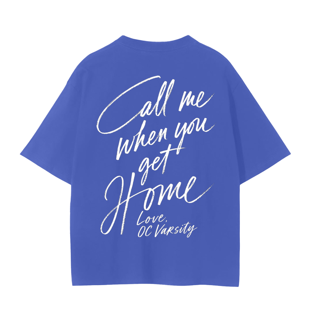 Call me when you get Home- adult unisex Seamless T-Shirt