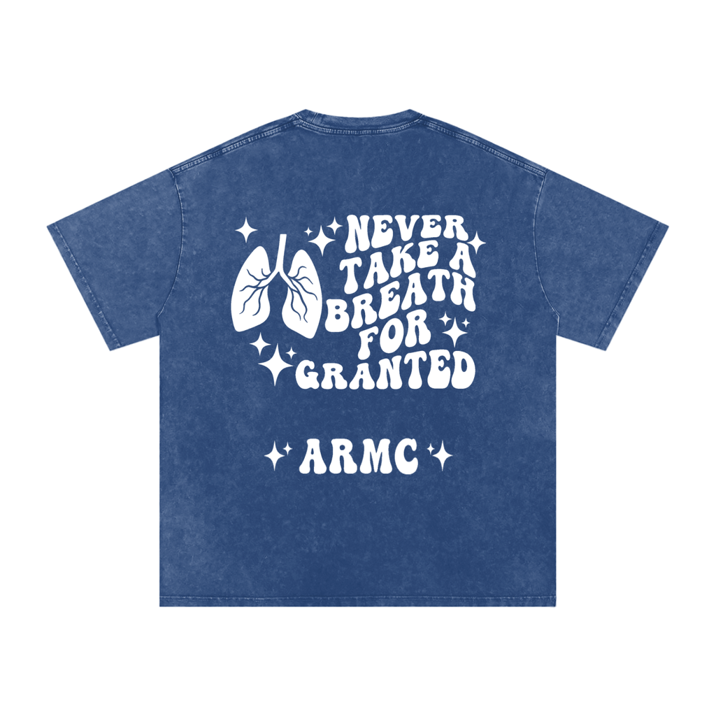 Respiratory Therapy- adult unisex Snow Washed Oversized Cotton T-Shirt