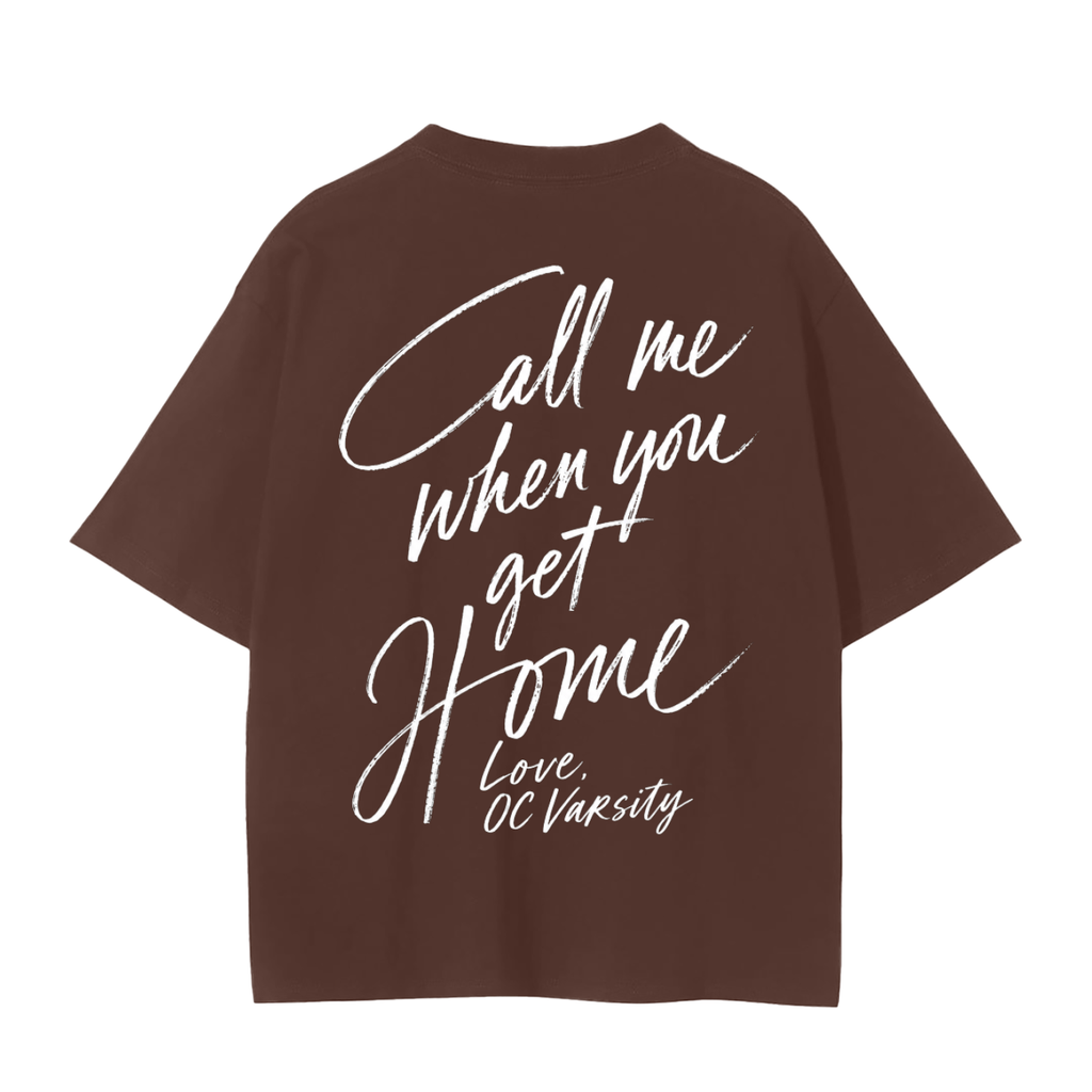 Call me when you get Home- adult unisex Seamless T-Shirt