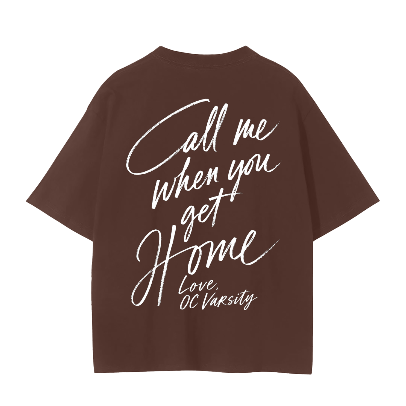 Call me when you get Home- adult unisex Seamless T-Shirt