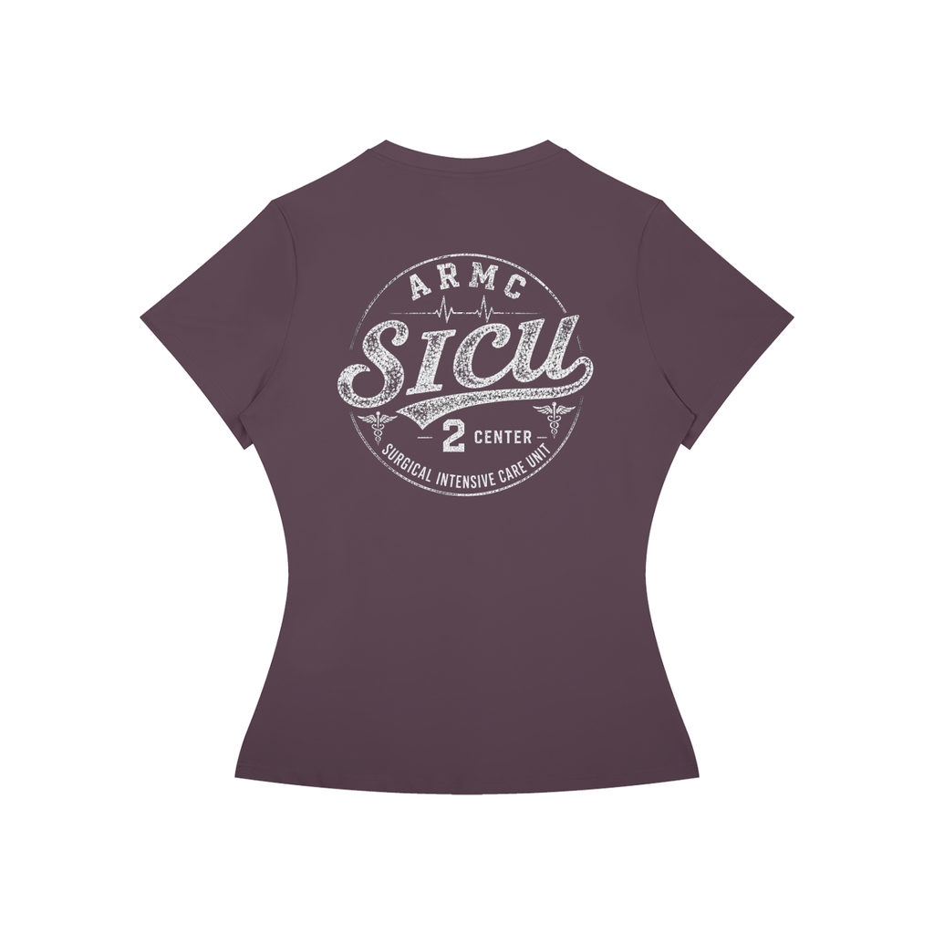 2 Center- Women’s Slim Fit Performance T-Shirt