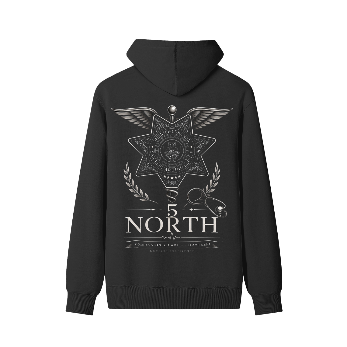 5 North- adult unisex Cotton Hoodie
