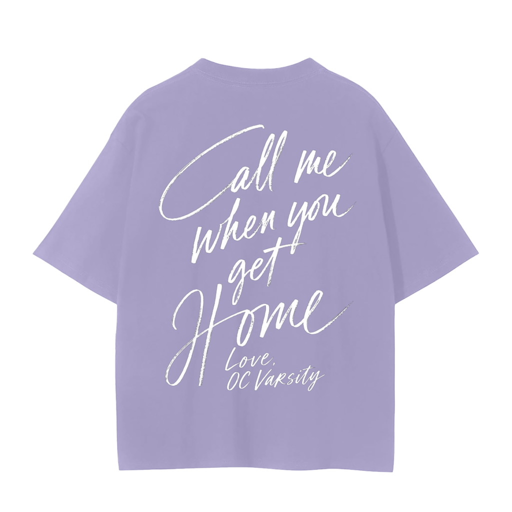 Call me when you get Home- adult unisex Seamless T-Shirt