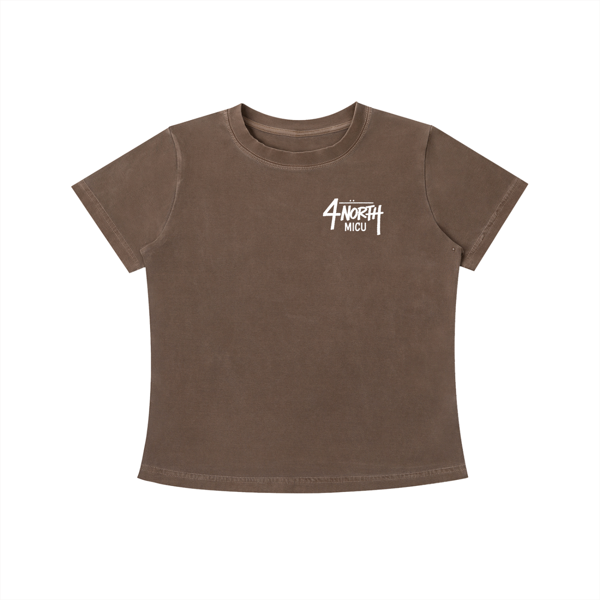 4 North- Vintage Wash Slim Fit T-shirt