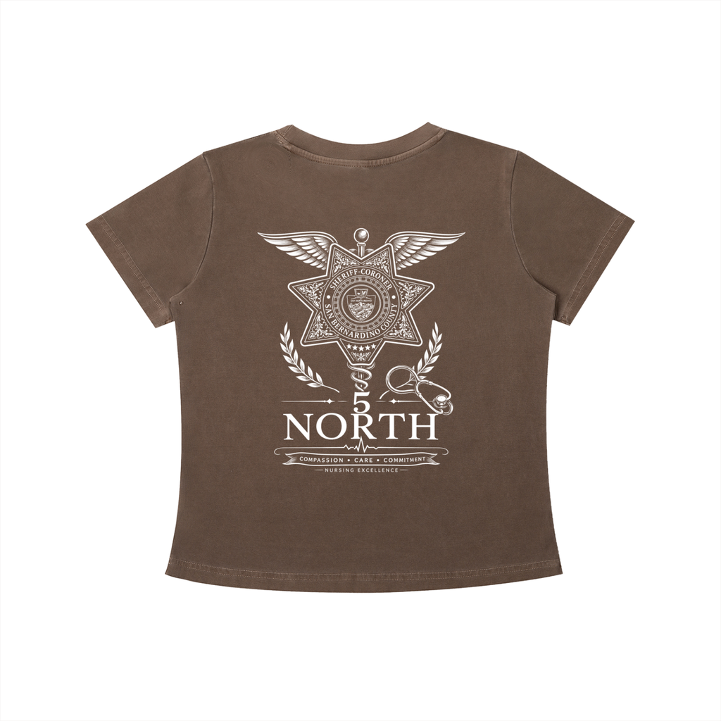 5 North- women’s Vintage Wash Slim Fit T-shirt