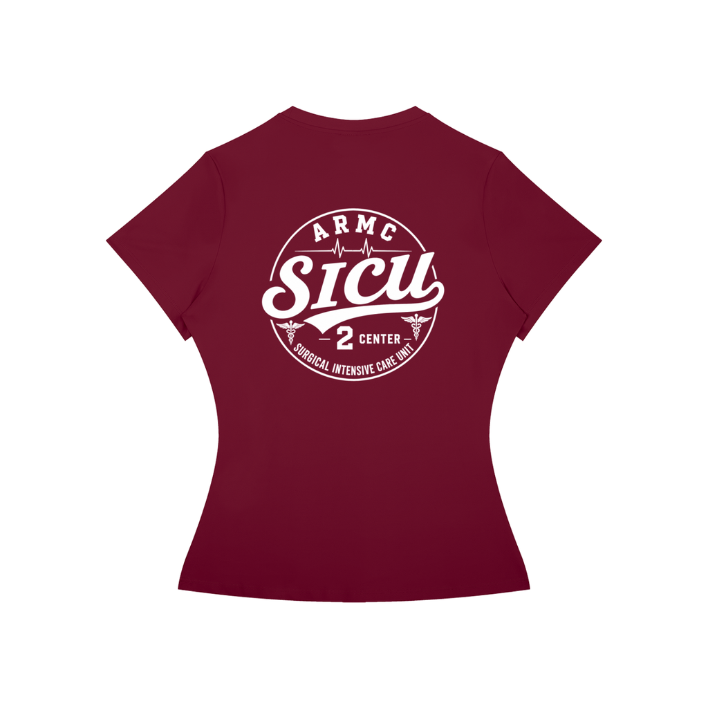 2 Center- Women’s Slim Fit Performance T-Shirt