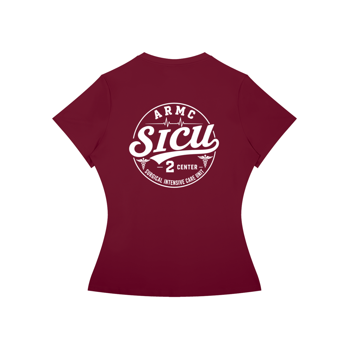 2 Center- Women’s Slim Fit Performance T-Shirt