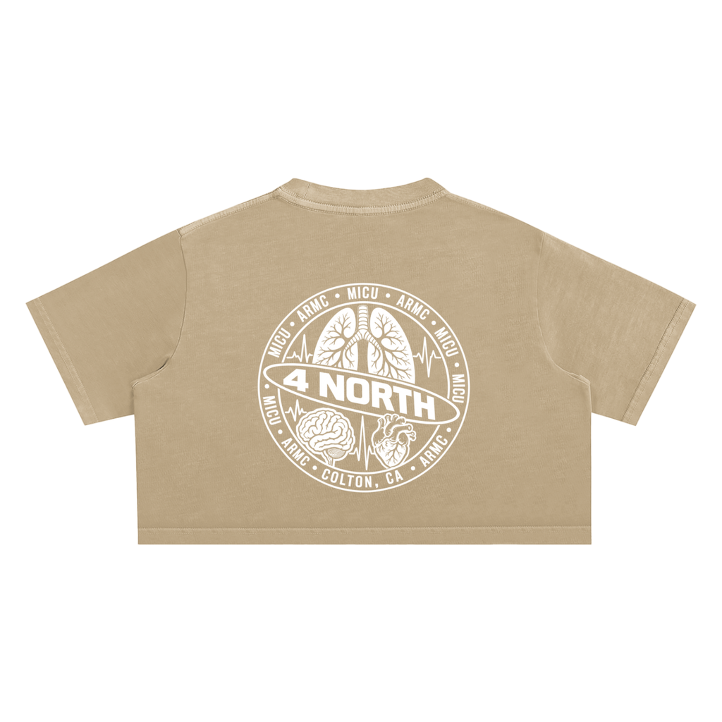 4 North- women’s Snow Washed Crop Top