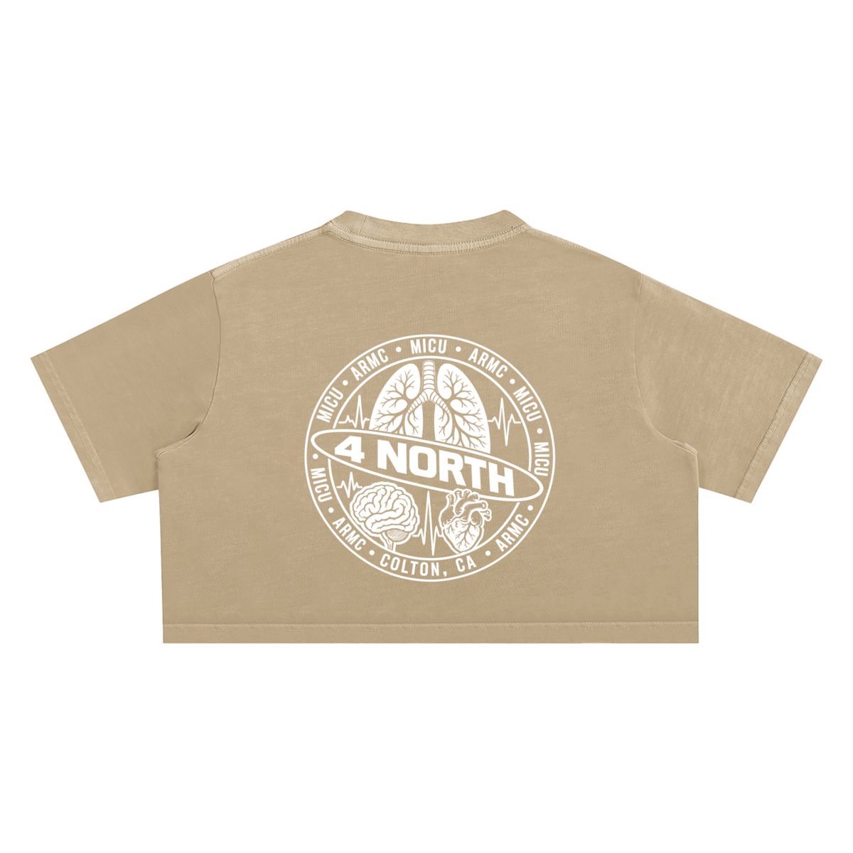 4 North- women’s Snow Washed Crop Top
