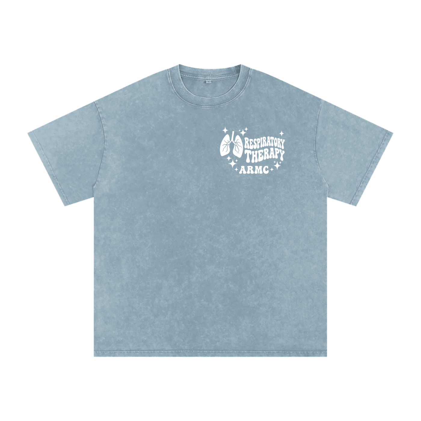 Respiratory Therapy- adult unisex Snow Washed Oversized Cotton T-Shirt