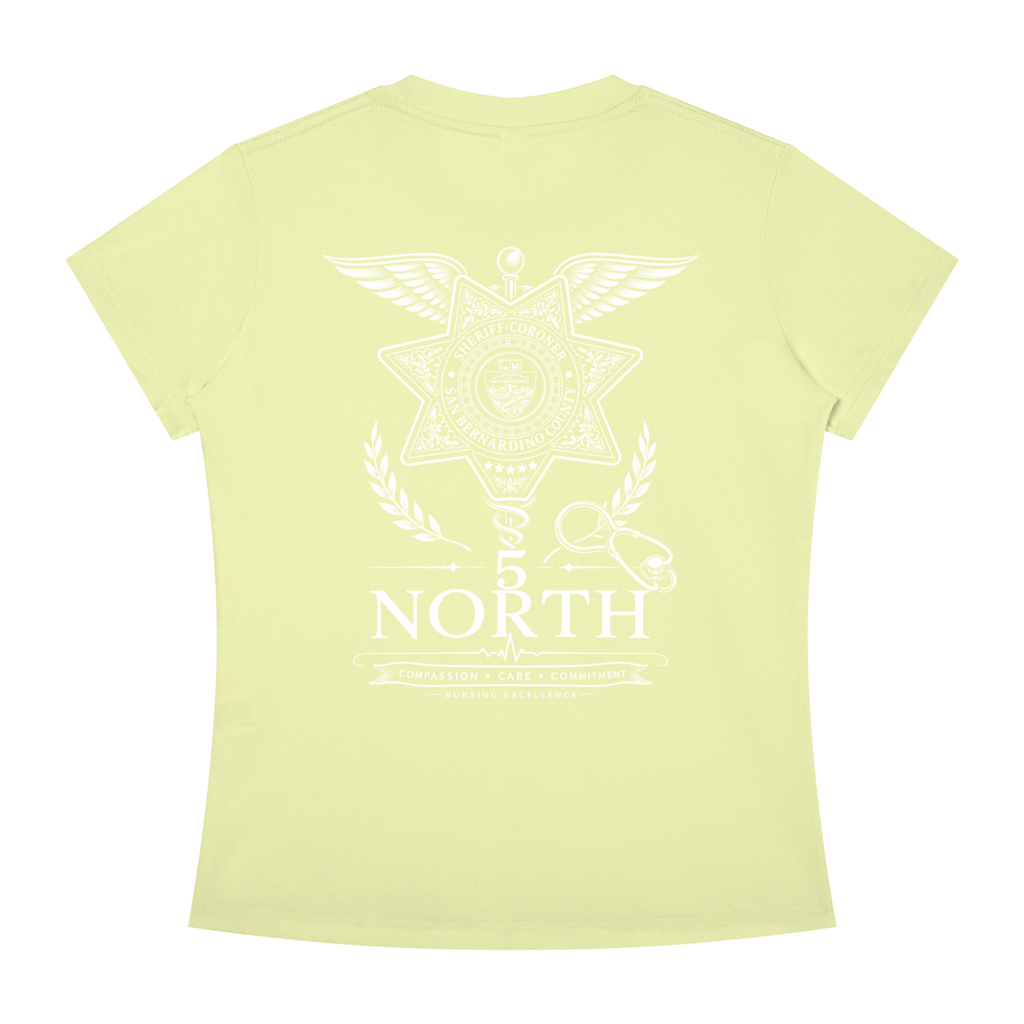 5 North- Women's Slim Fit Crewneck T-Shirt