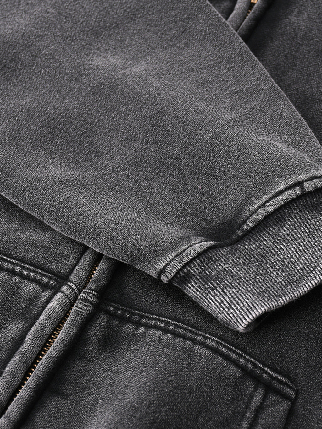NURSING- Zip-Through Boxy Fleece Hoodie