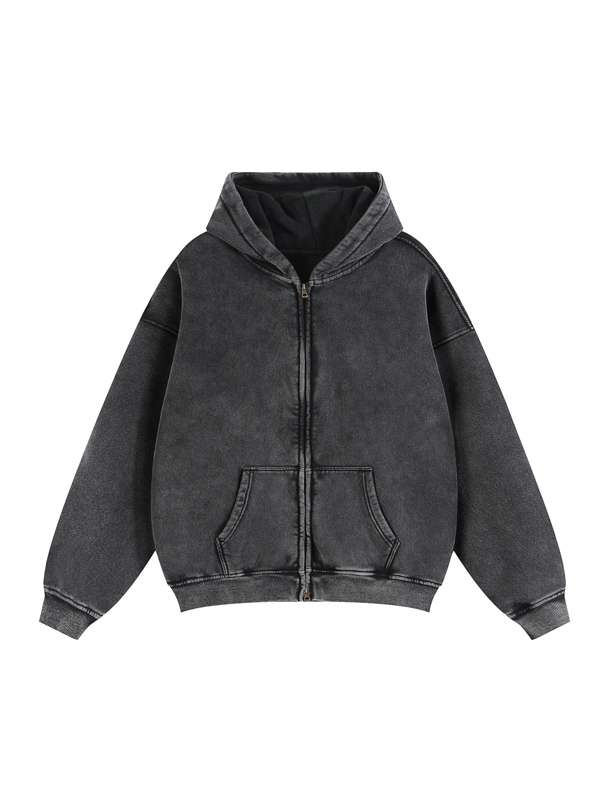 NURSING- Zip-Through Boxy Fleece Hoodie
