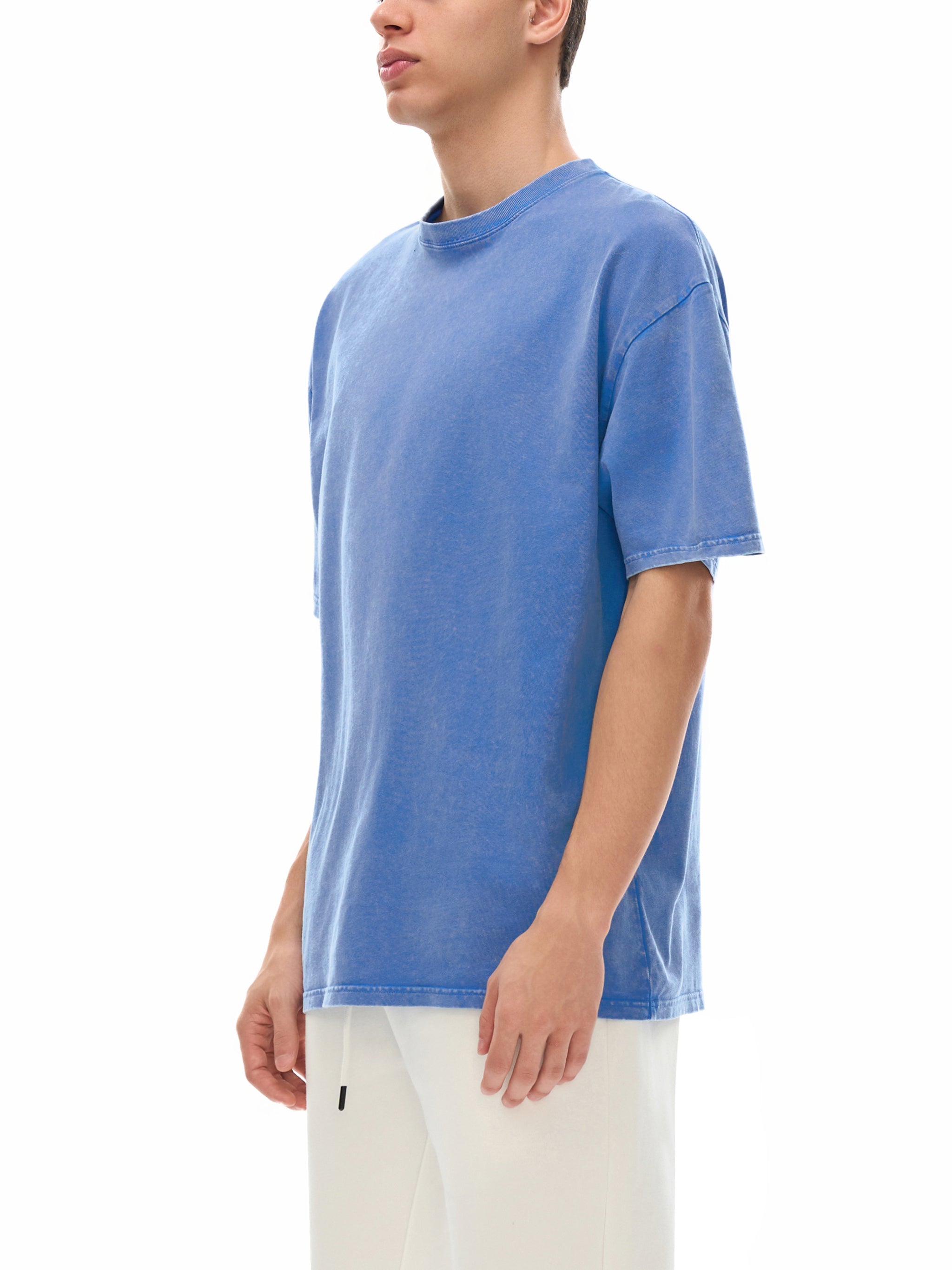 GENIUS 50:20- Snow Washed Oversized Cotton T-Shirt