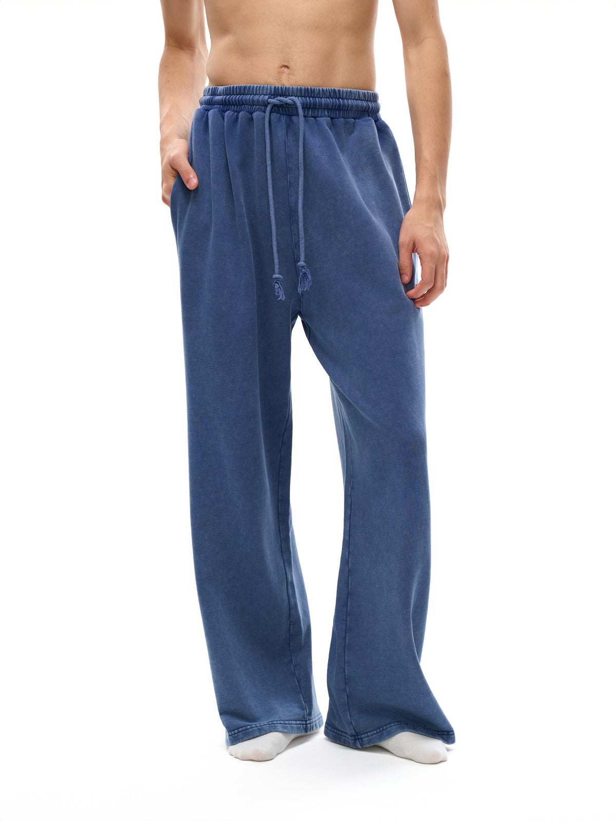 OC Varsity- Snow Washed Straight Leg Pants