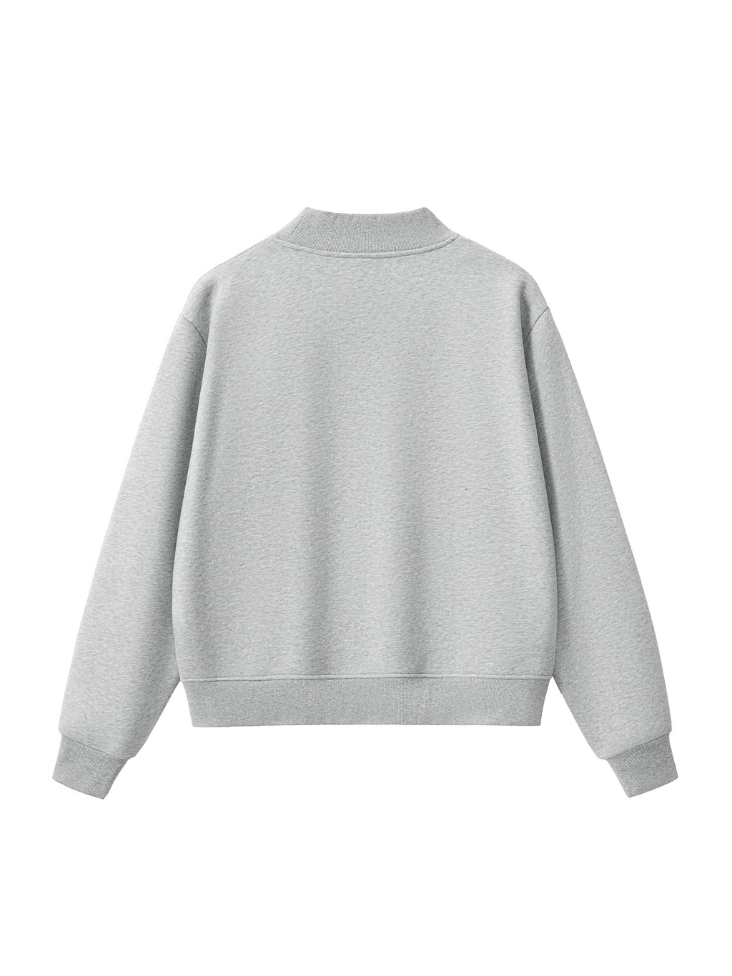 4 North- women’s Essential Fleece Mock-Neck Crew Sweatshirt