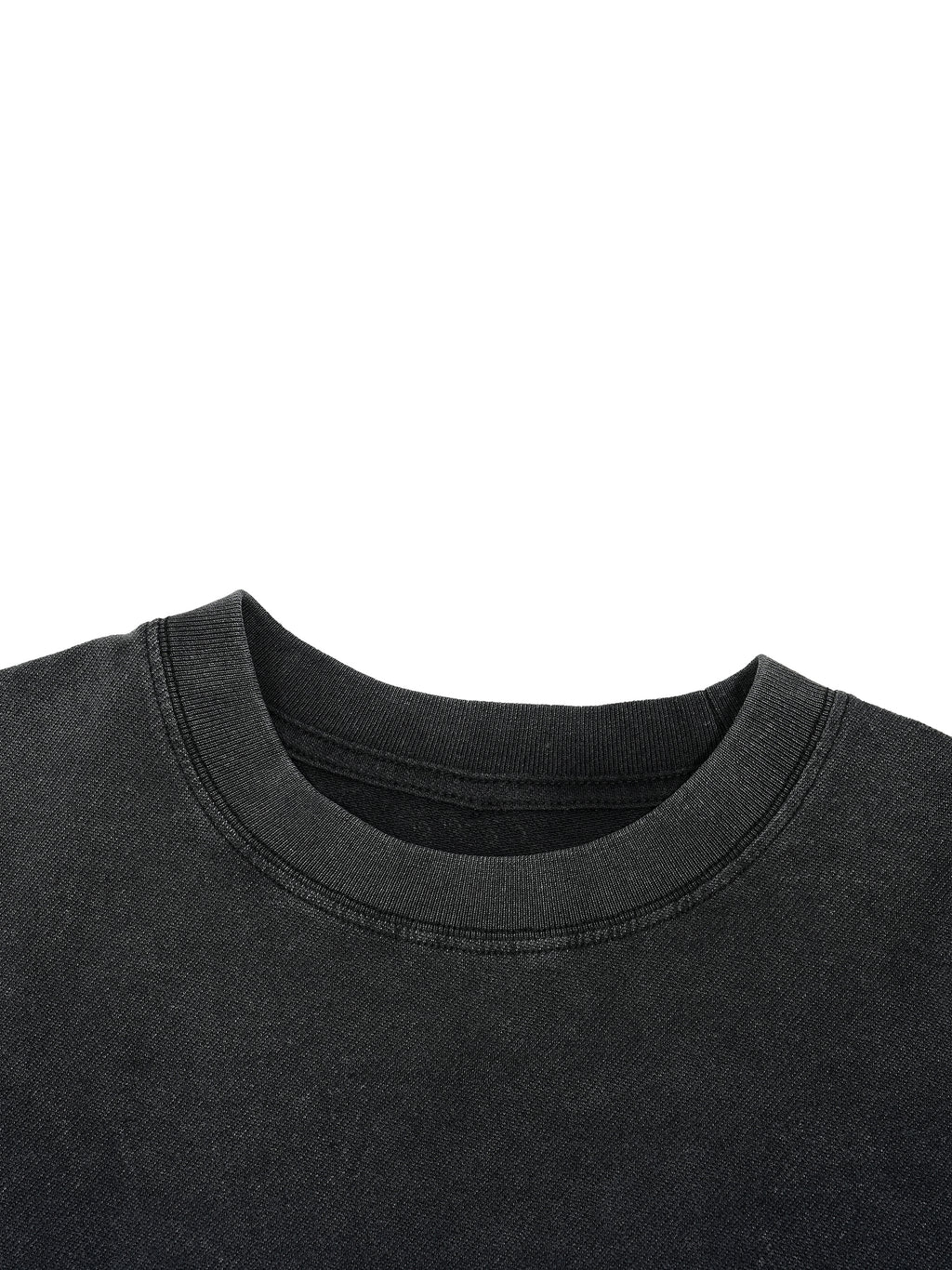 Jax- adult unisex Vintage Wash Boxy Distressed Hem T-Shirt