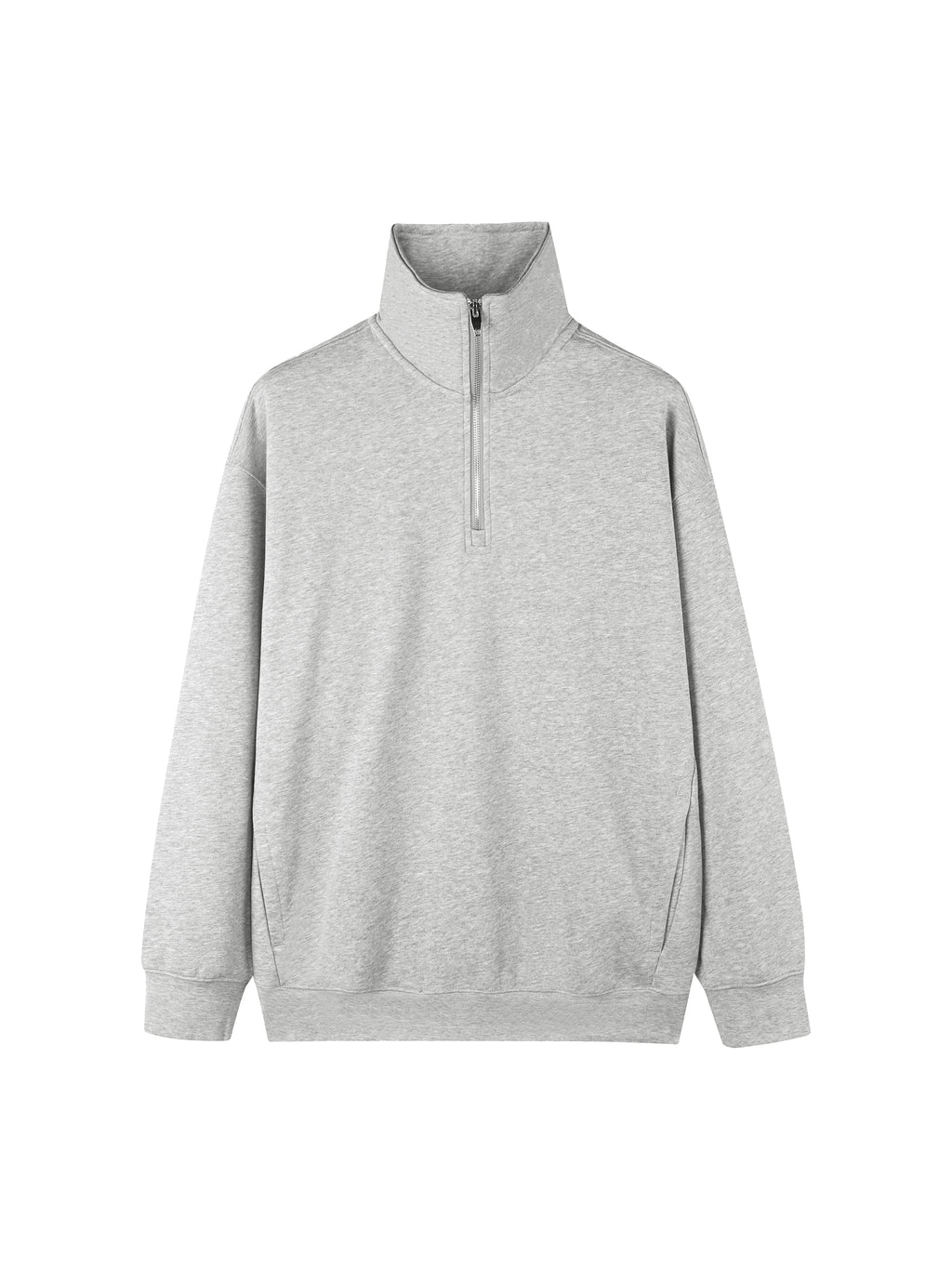 5 North- Quarter-Zip Drop Shoulder Sweatshirt