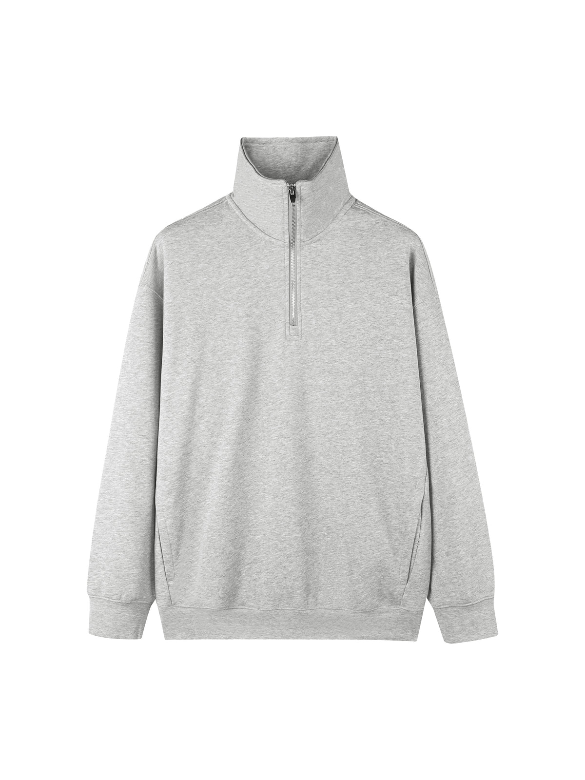 5 North- Quarter-Zip Drop Shoulder Sweatshirt