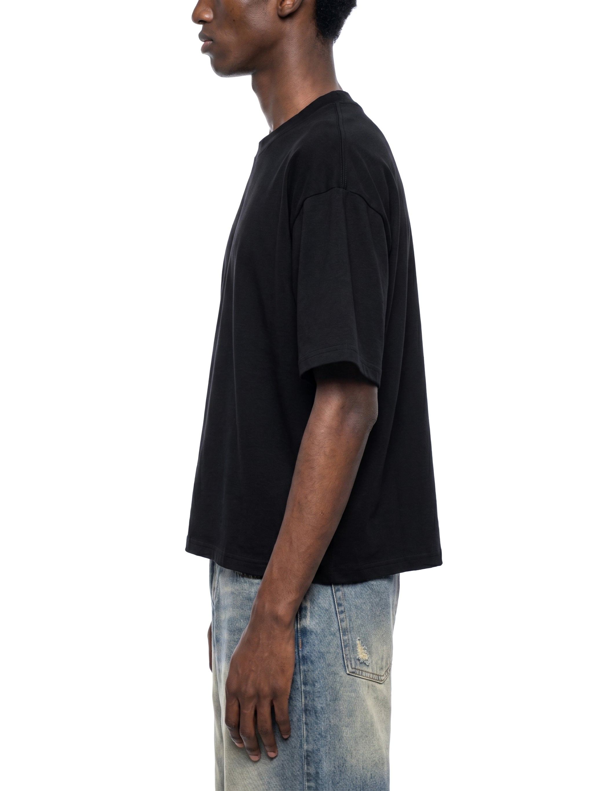 MIA OC VARSITY- adult unisex Boxy Drop Shoulder Crop T-Shirt