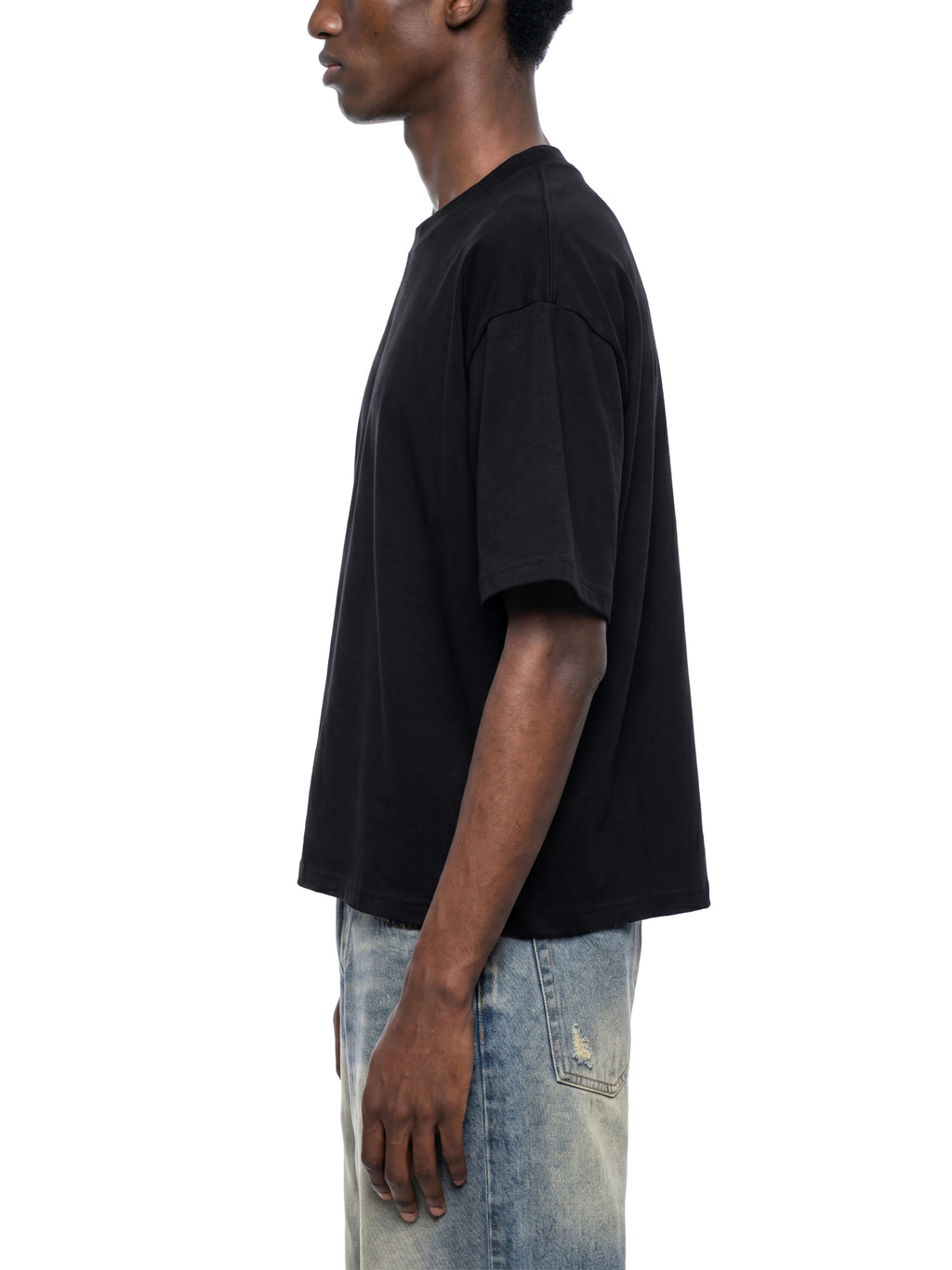 OC fight club- adult unisex Boxy Drop Shoulder Crop T-Shirt